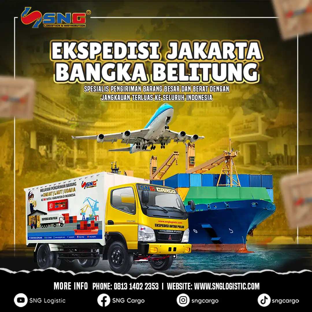 Jasa Ekspedisi Cargo ke Bangka Belitung Termurah